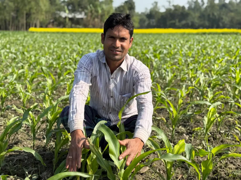 Farming households in riverbed regions with improved harvests